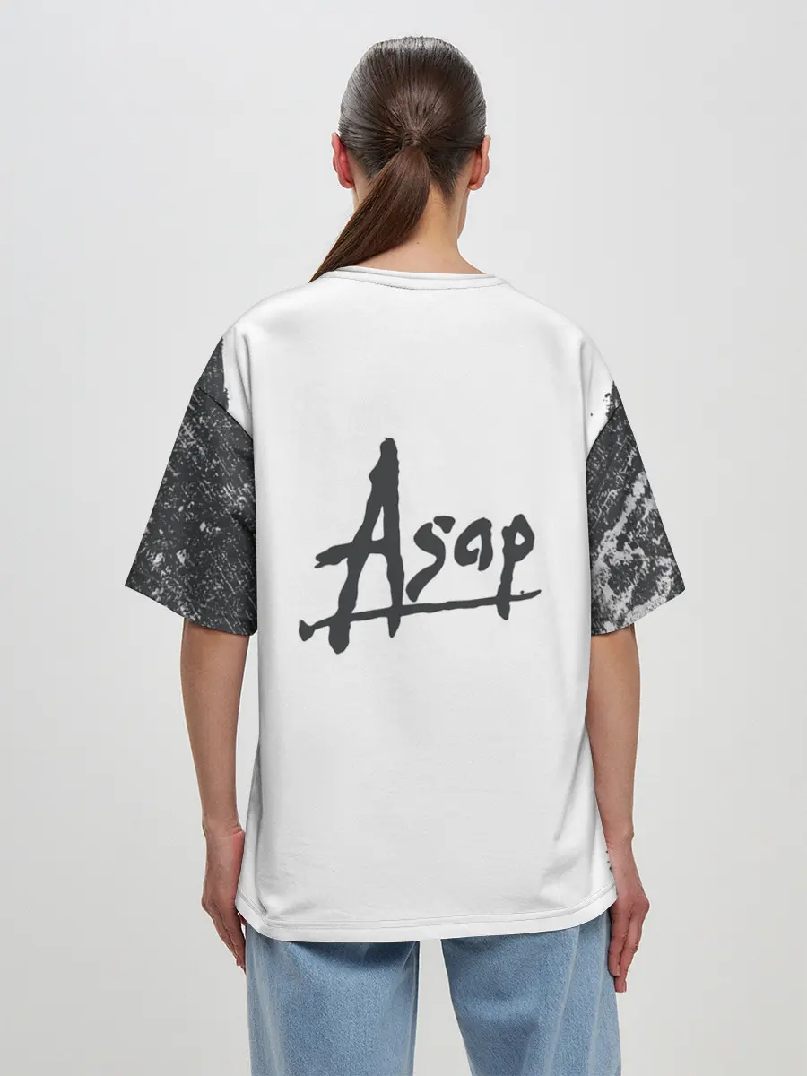 Женская футболка оверсайз / ASAP ROCKY | АСАП