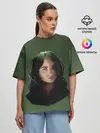 Женская футболка оверсайз / BILLIE EILISH | БИЛЛИ АЙЛИШ