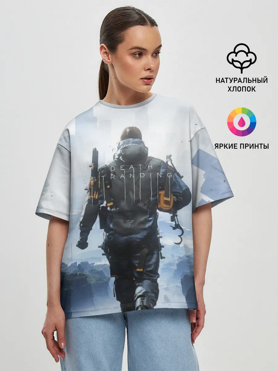 Женская футболка оверсайз / Сэм Бриджес DS