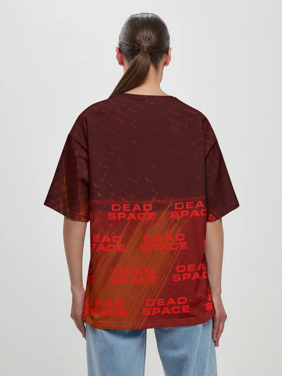 Женская футболка оверсайз / Дэд Спейс - Краска