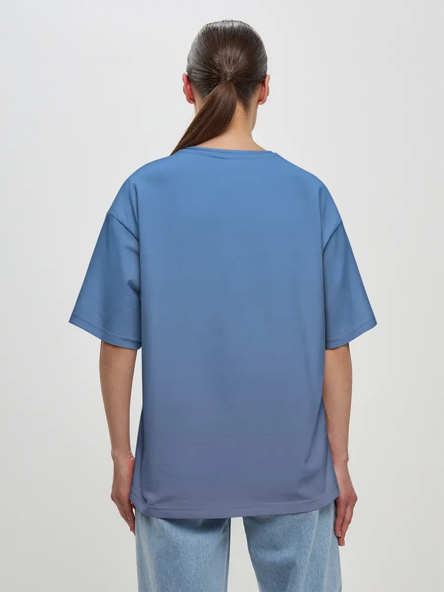 Женская футболка оверсайз / Мое перерождение в слизь