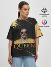 Женская футболка оверсайз / Фредди Меркьюри | Freddie Mercury