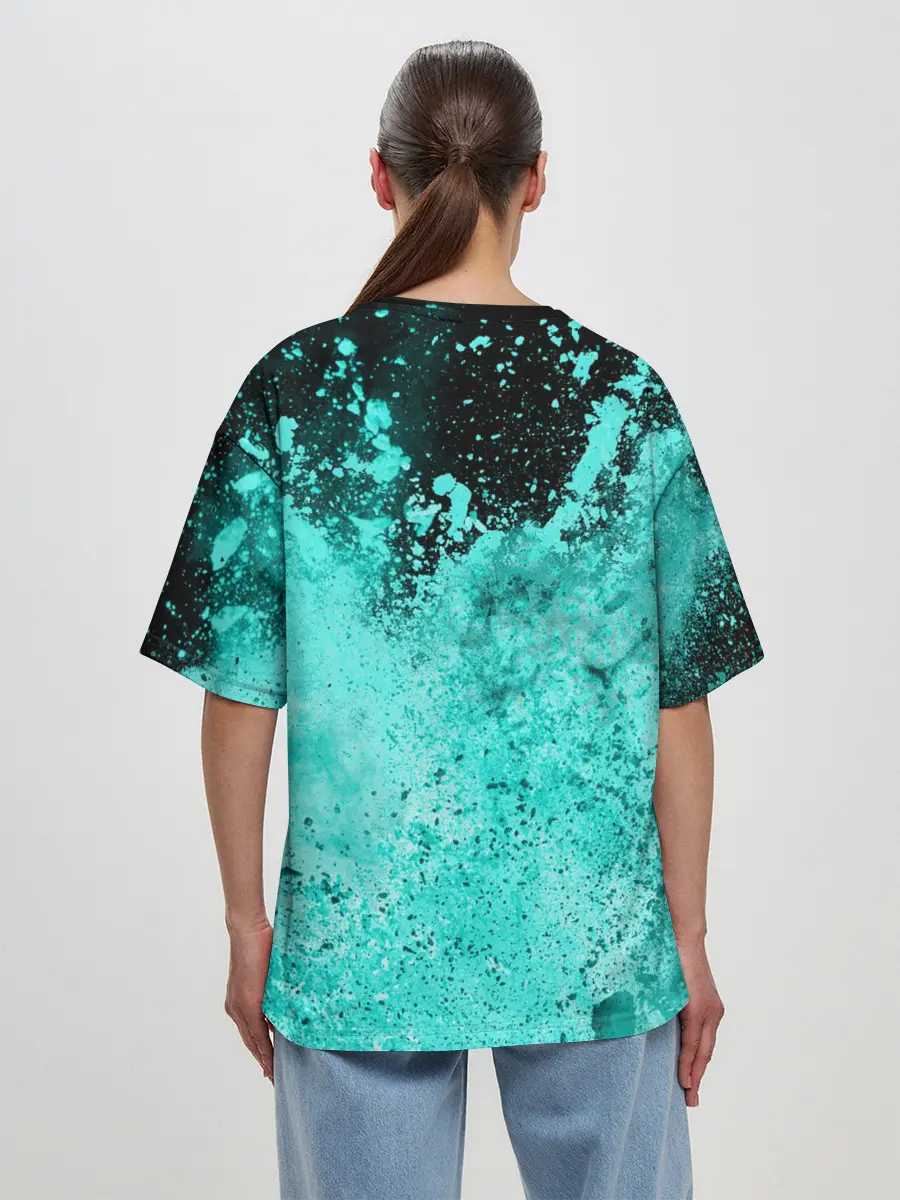 Женская футболка оверсайз / BILLIE EILISH | БИЛЛИ АЙЛИШ