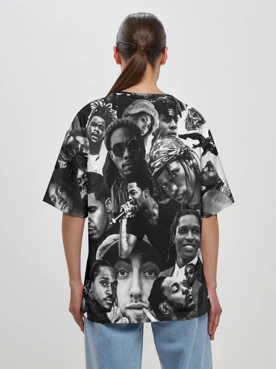 Женская футболка оверсайз / Music Rap allpic