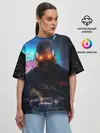 Женская футболка оверсайз / Cyberpunk 2077 | Maelstrom