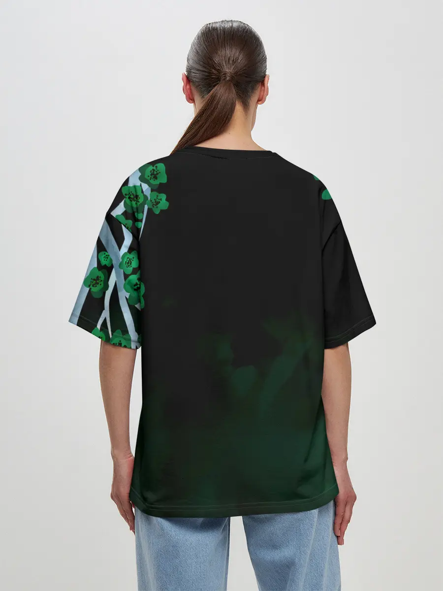 Женская футболка оверсайз / Зоро One Piece. Большой куш