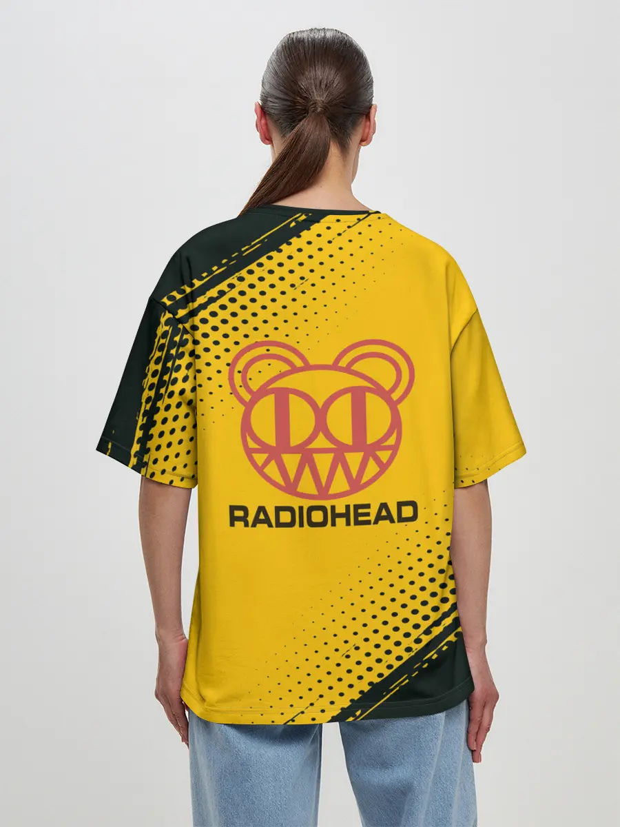 Женская футболка оверсайз / Radiohead | Радиохед | Лого