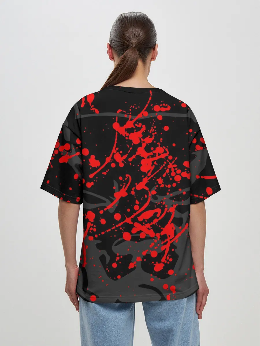 Женская футболка оверсайз / PITBULL SYNDICATE / ПИТБУДЬ