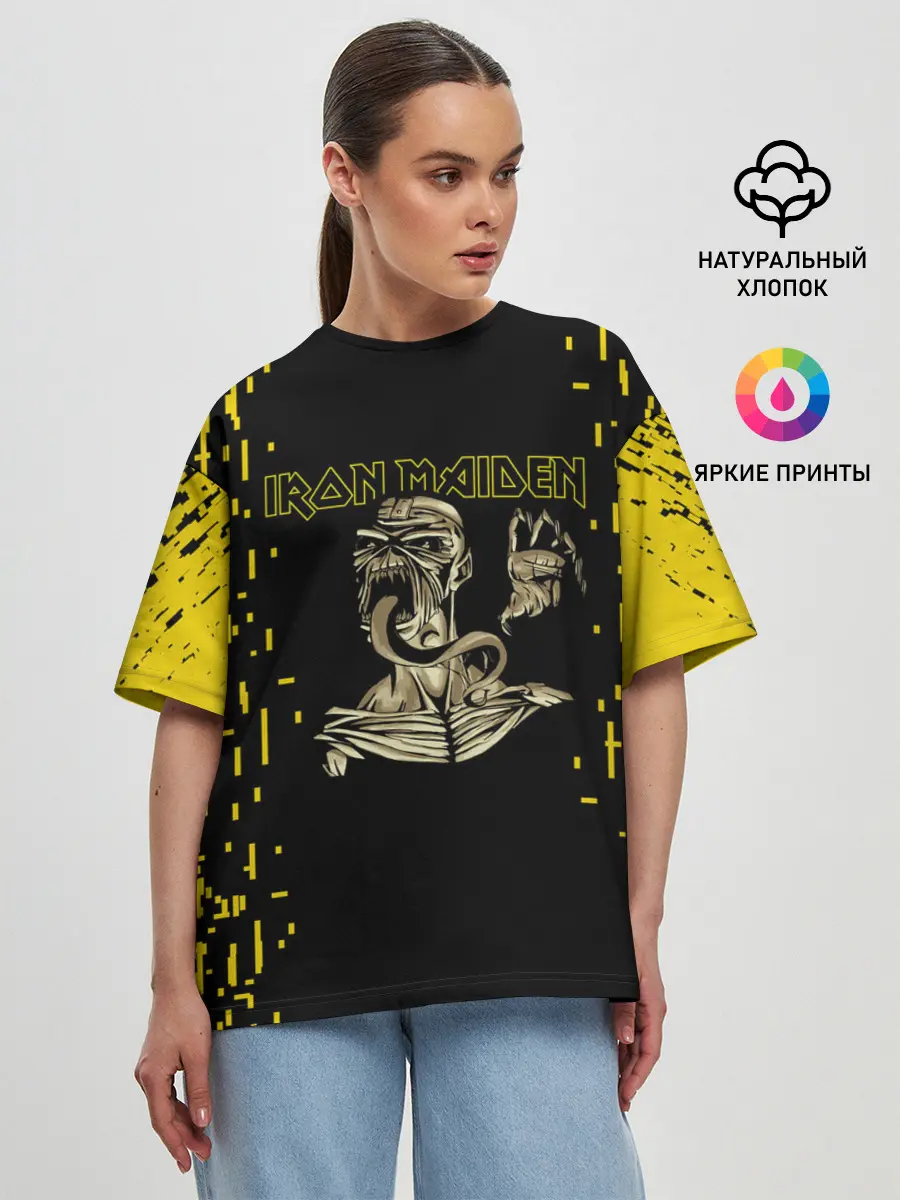 Женская футболка оверсайз / IRON MAIDEN | АЙРОН МЕЙДЕН