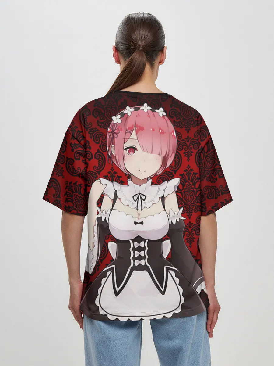 Женская футболка оверсайз / Rem&Ram