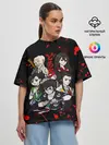 Женская футболка оверсайз / ДОРОРО / DORORO / ГЕРОИ