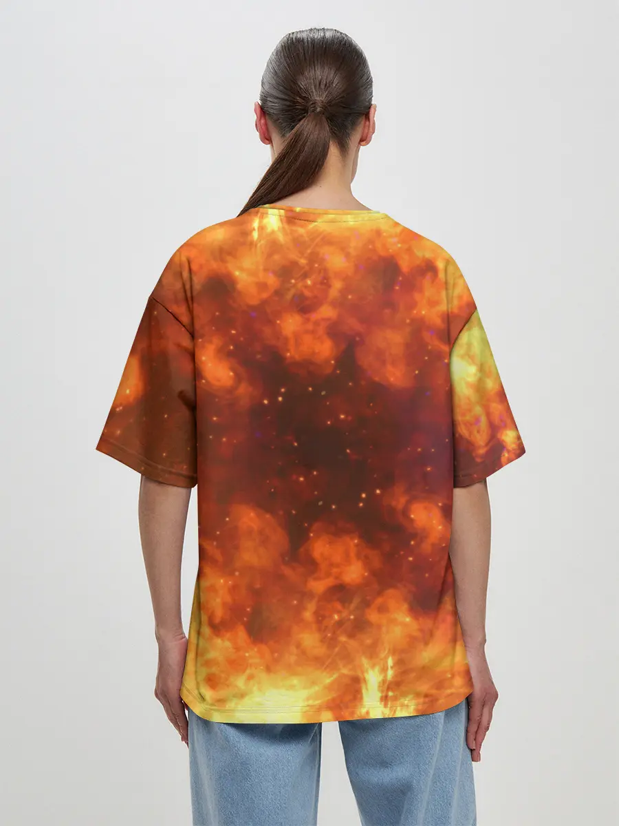 Женская футболка оверсайз / Nightmare | Найтмар