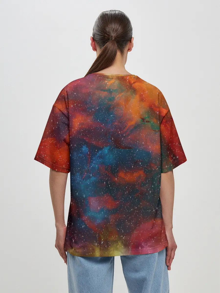 Женская футболка оверсайз / Единорог | Unicorn