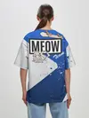 Женская футболка оверсайз / Meow team