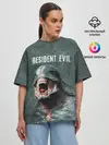 Женская футболка оверсайз / RESIDENT EVIL 2 | РЕЗИДЕНТ ЕВИЛ