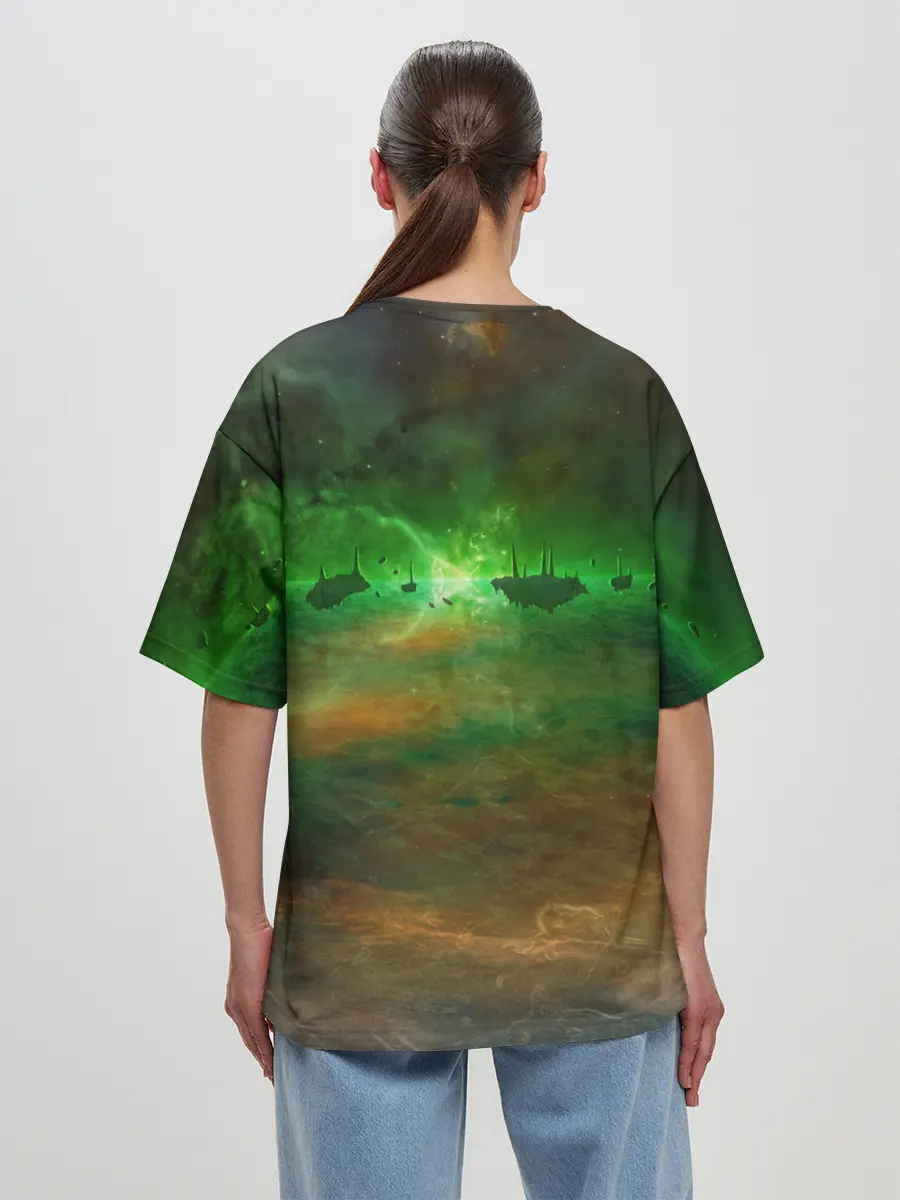 Женская футболка оверсайз / BLACK MESA | HALF-LIFE