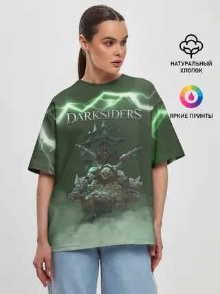 Женская футболка оверсайз / Darksiders | Гнев Войны