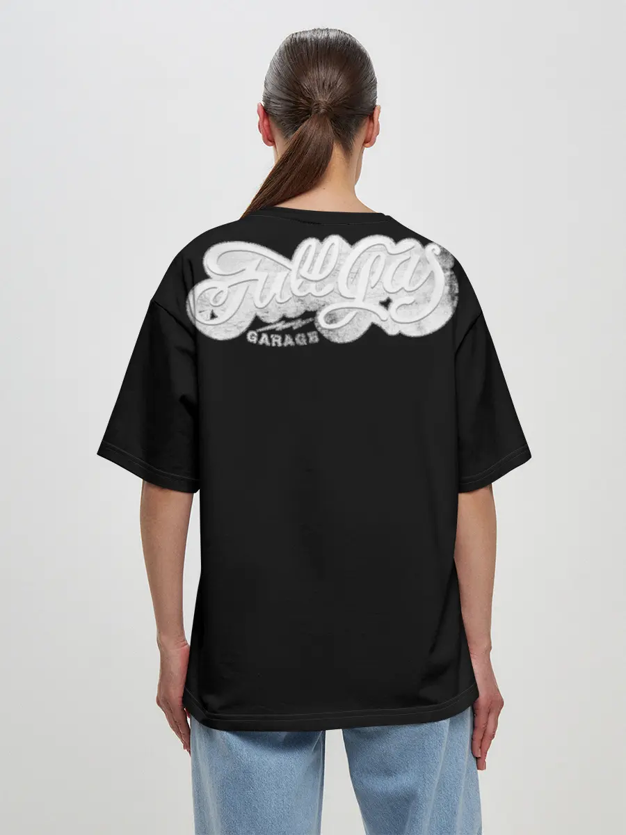 Женская футболка оверсайз / Gas Garage