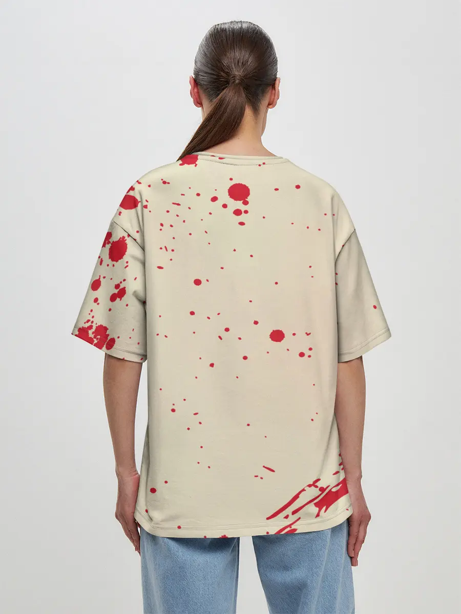 Женская футболка оверсайз / Луффи One Piece. Большой куш