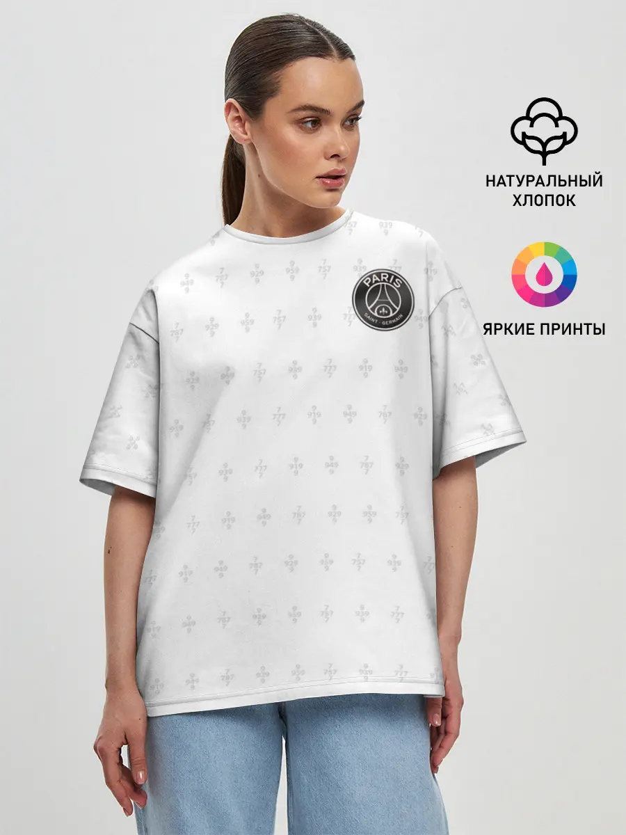 Женская футболка оверсайз / PSG | Training Top