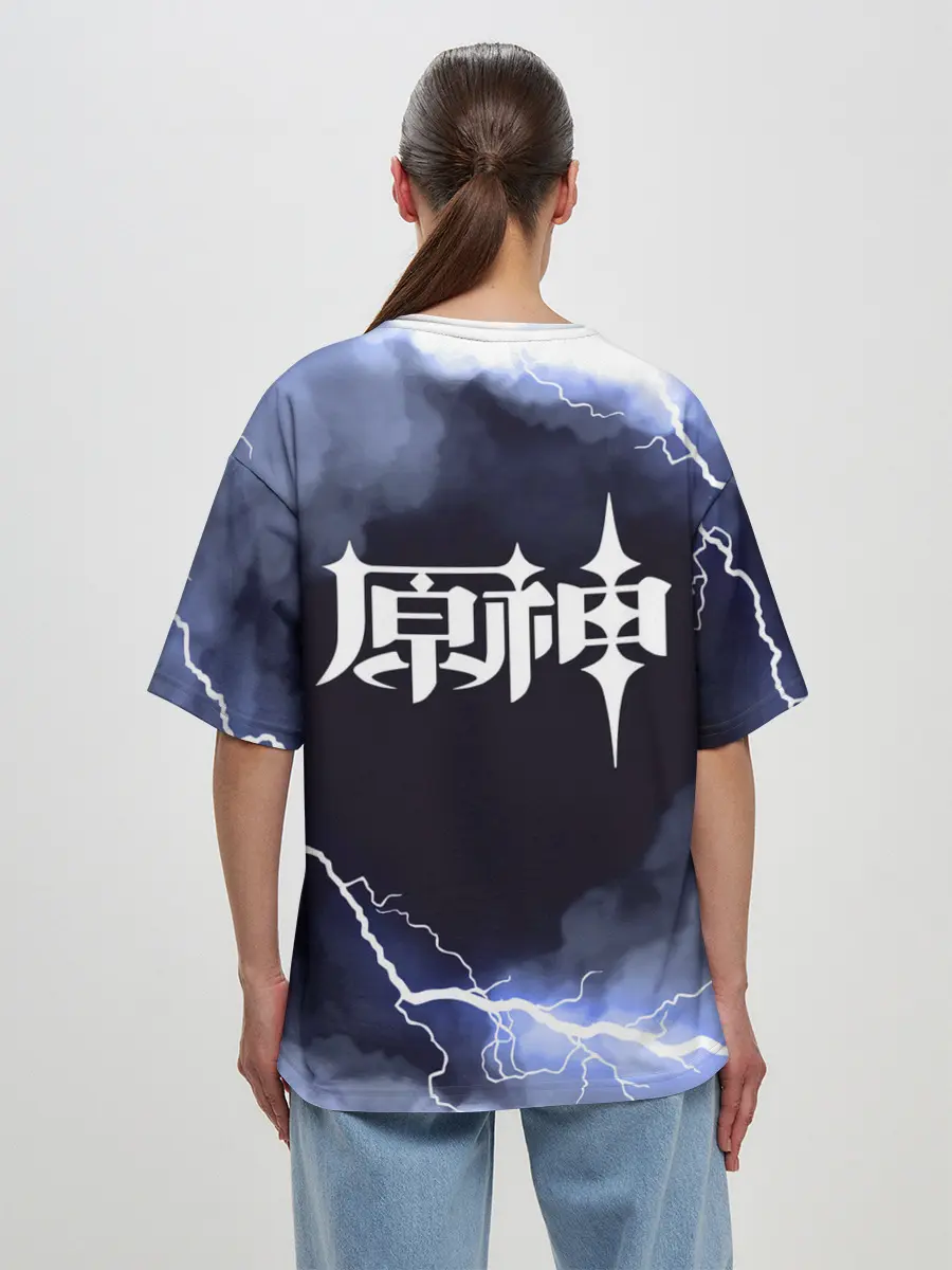 Женская футболка оверсайз / Genshin Impact | Геншин Импакт