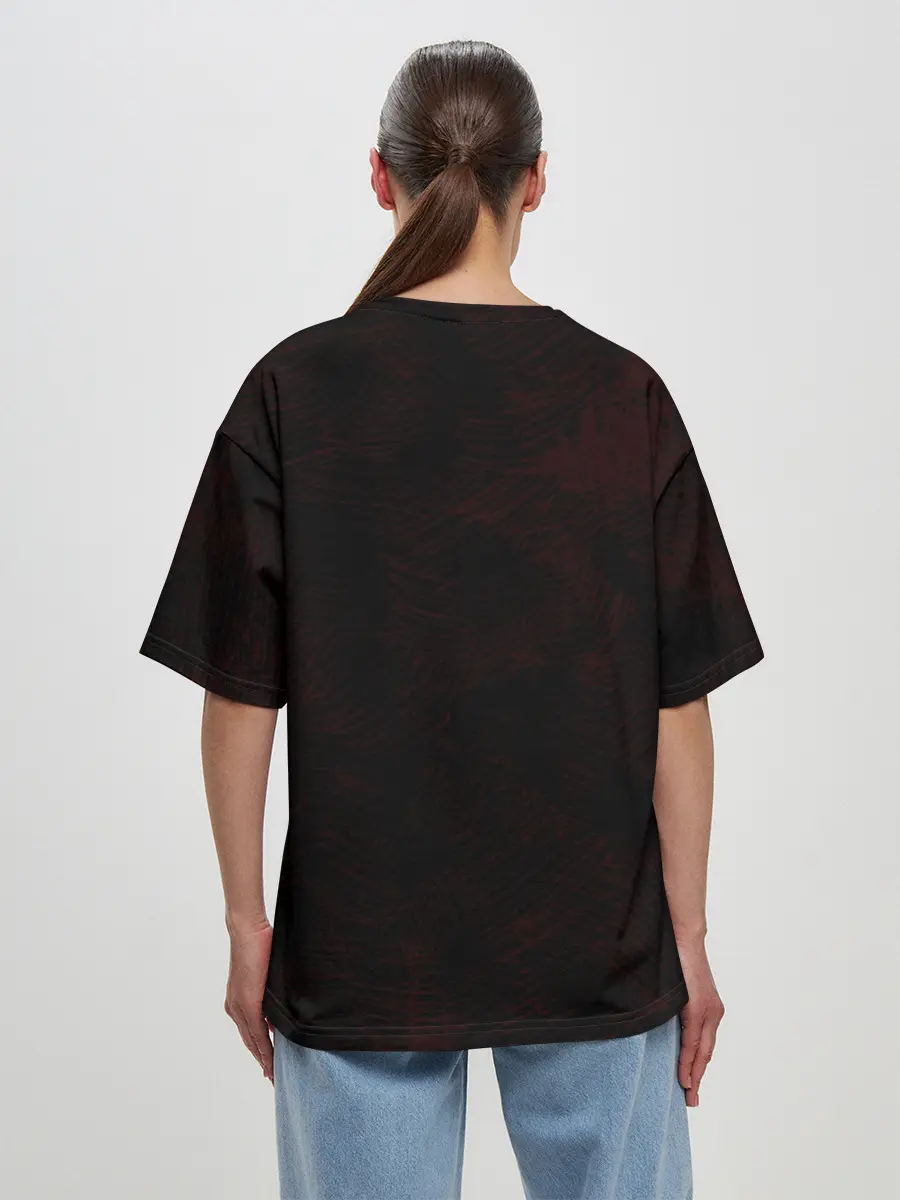 Женская футболка оверсайз / Курису Макисе Врата Штейна