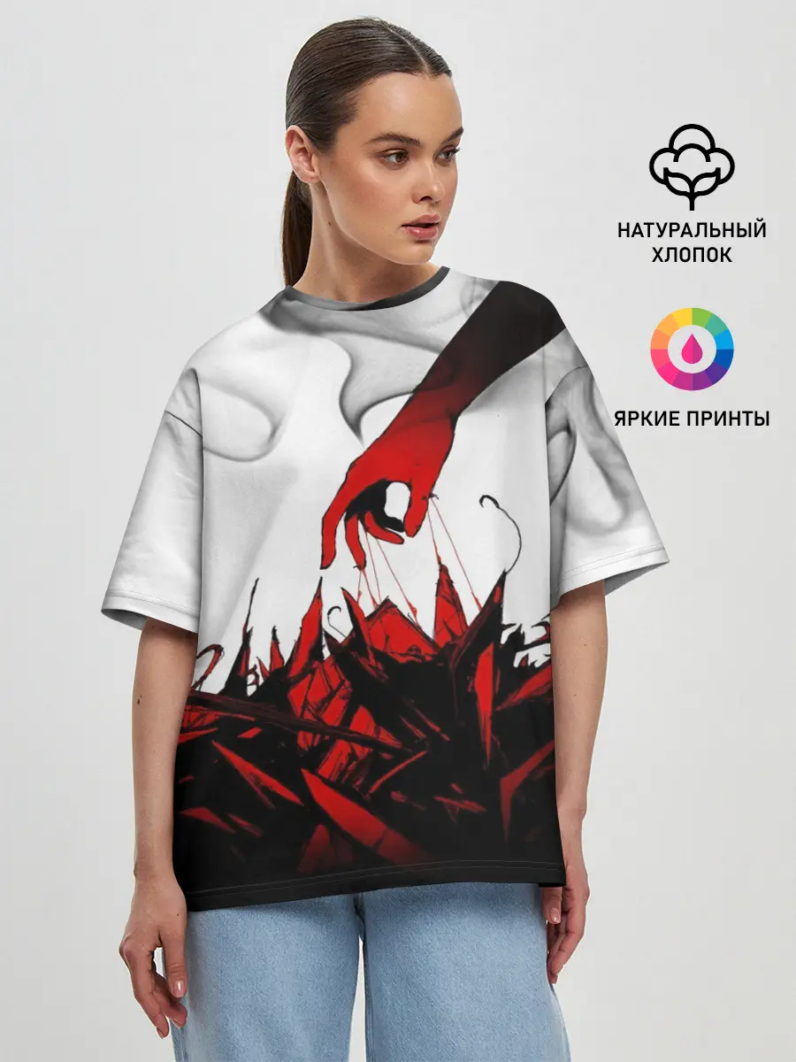 Женская футболка оверсайз / SCP 162