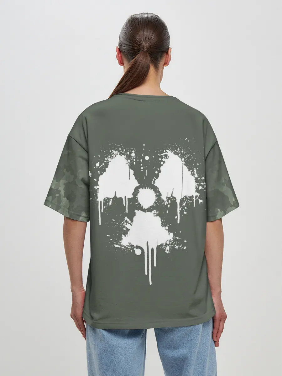 Женская футболка оверсайз / S.T.A.L.K.E.R. | С.Т.А.Л.К.Е.Р