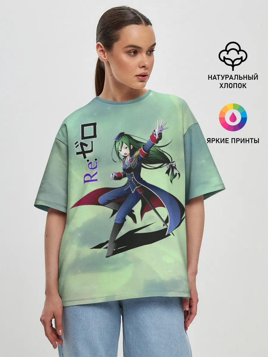 Женская футболка оверсайз / Круш Карстен, Re: Zero