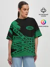 Женская футболка оверсайз / Land Rover - Strokes
