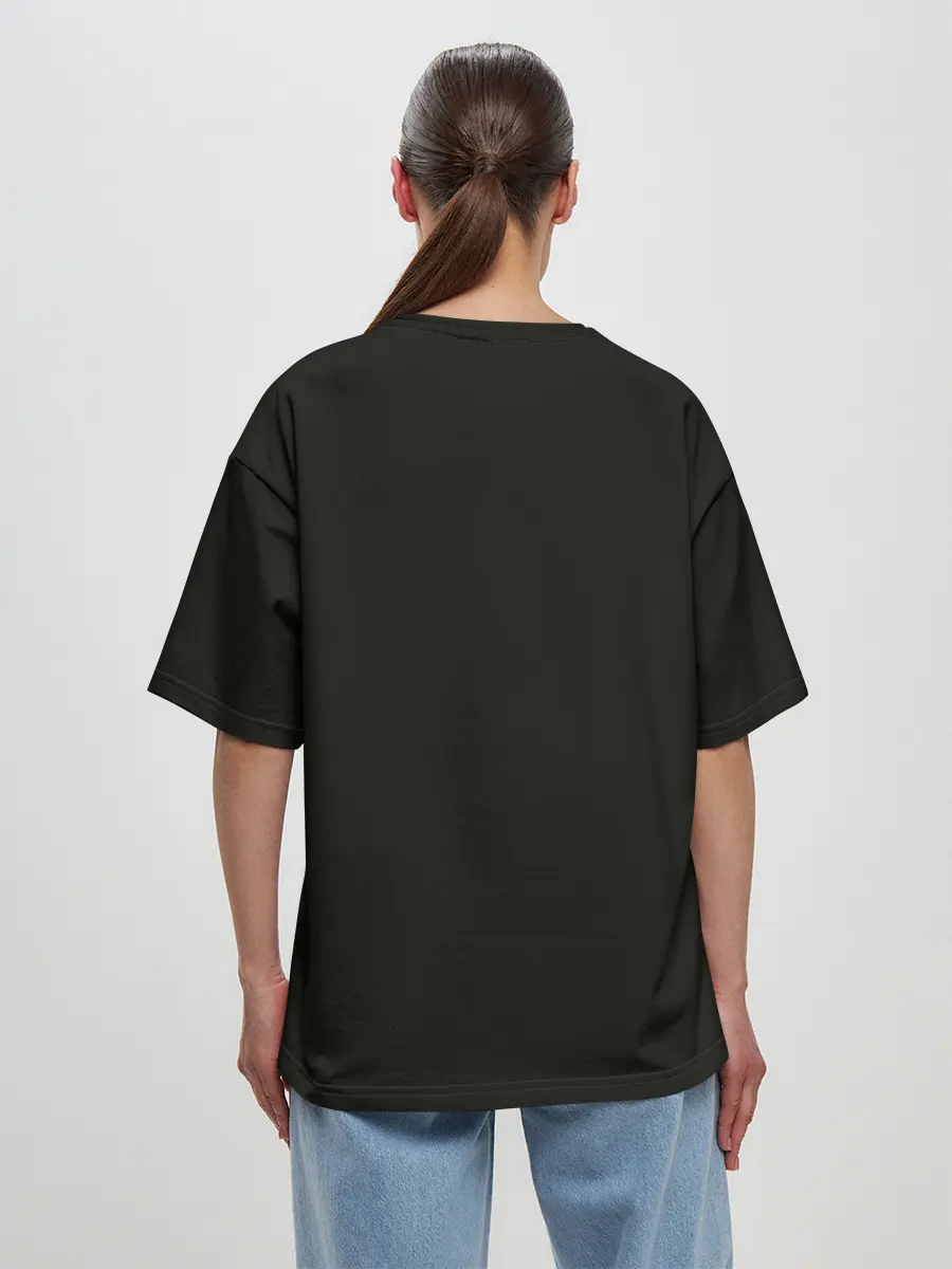 Женская футболка оверсайз / Альбом Чернуха