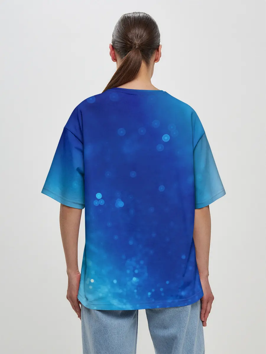 Женская футболка оверсайз / БМВ - Racing