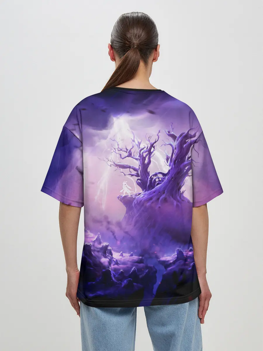 Женская футболка оверсайз / Ori and the Will of the Wisps