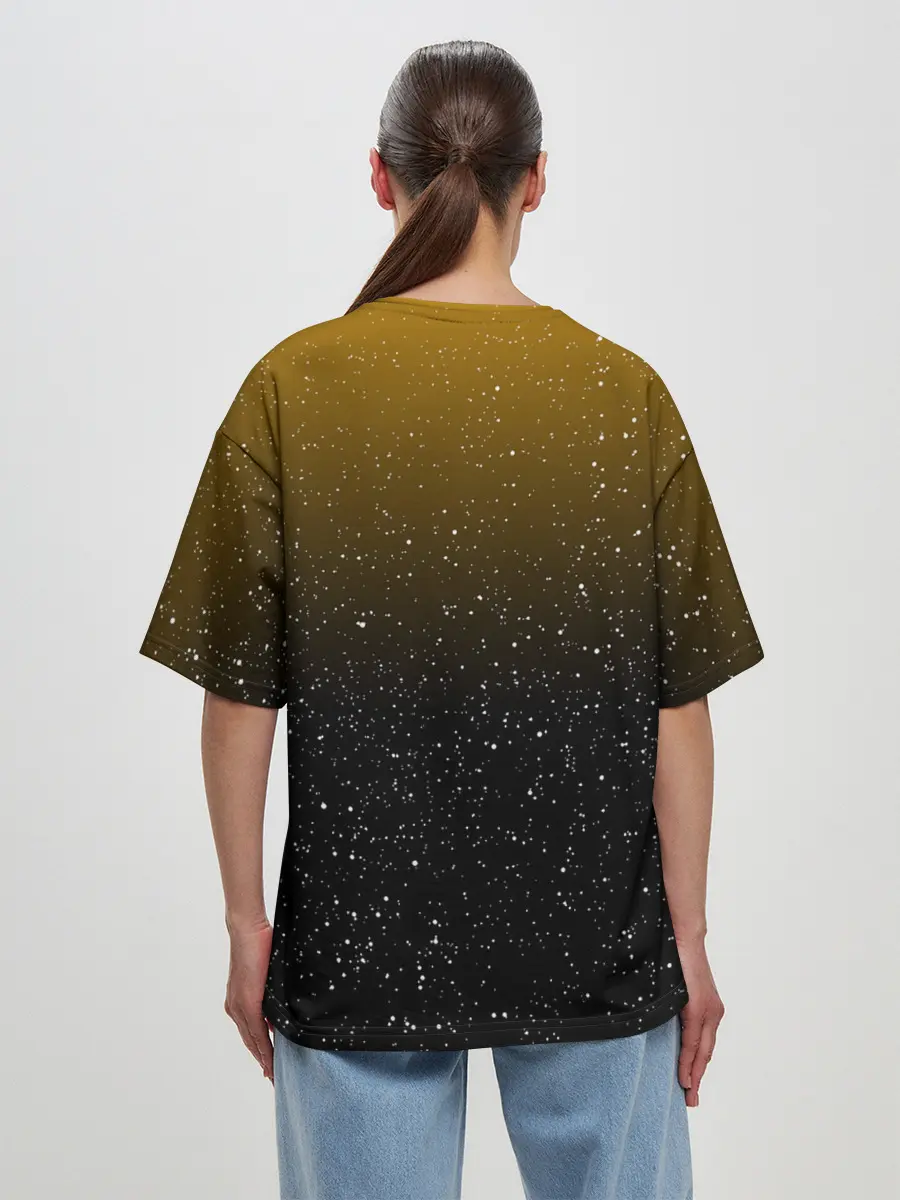 Женская футболка оверсайз / ЕНОТ АСТРОНАВТ | ЛУННЫЙ ЕНОТ