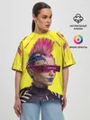 Женская футболка оверсайз / CYBERPUNK 2077 | КИБЕРПАНК