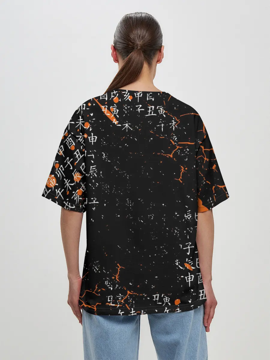 Женская футболка оверсайз / TSUKISHIMA KEI / КЕЙ ЦУКИШИМА