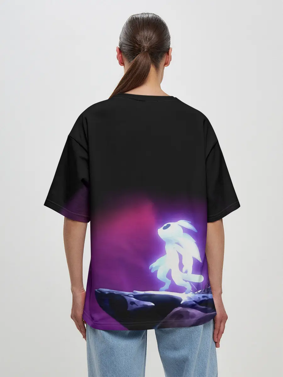 Женская футболка оверсайз / Ori and the Will of the Wisps