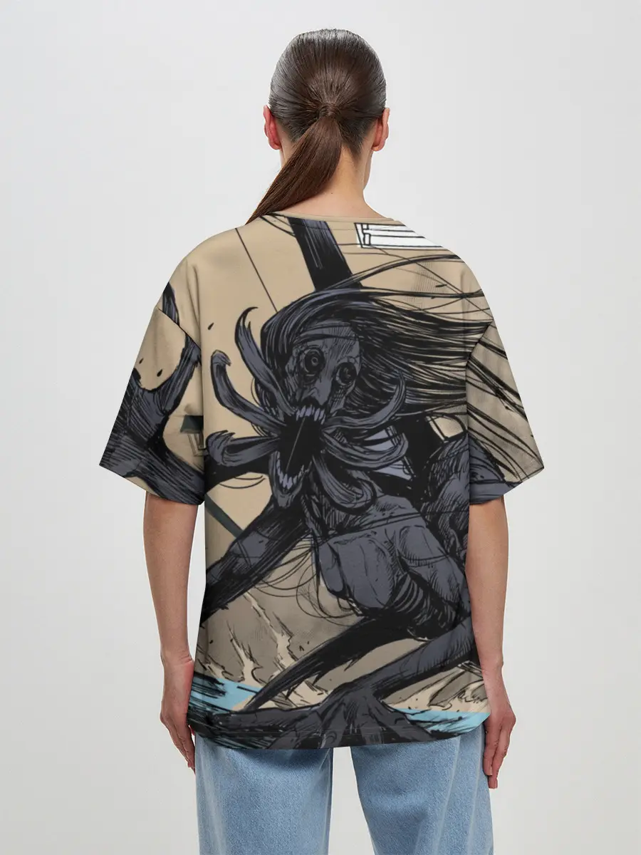 Женская футболка оверсайз / Мерико Чан