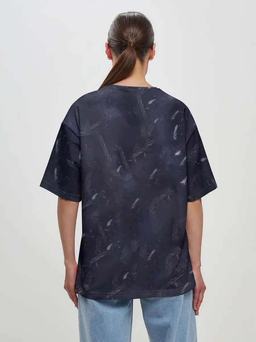 Женская футболка оверсайз / Корзинка фруктов