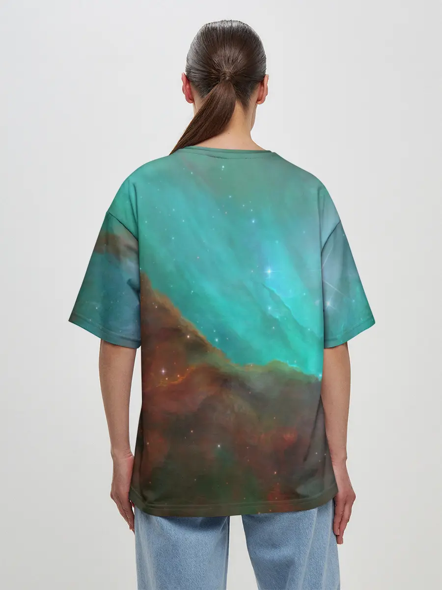 Женская футболка оверсайз / ZOMBIE