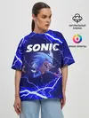 Женская футболка оверсайз / SONIC | СОНИК