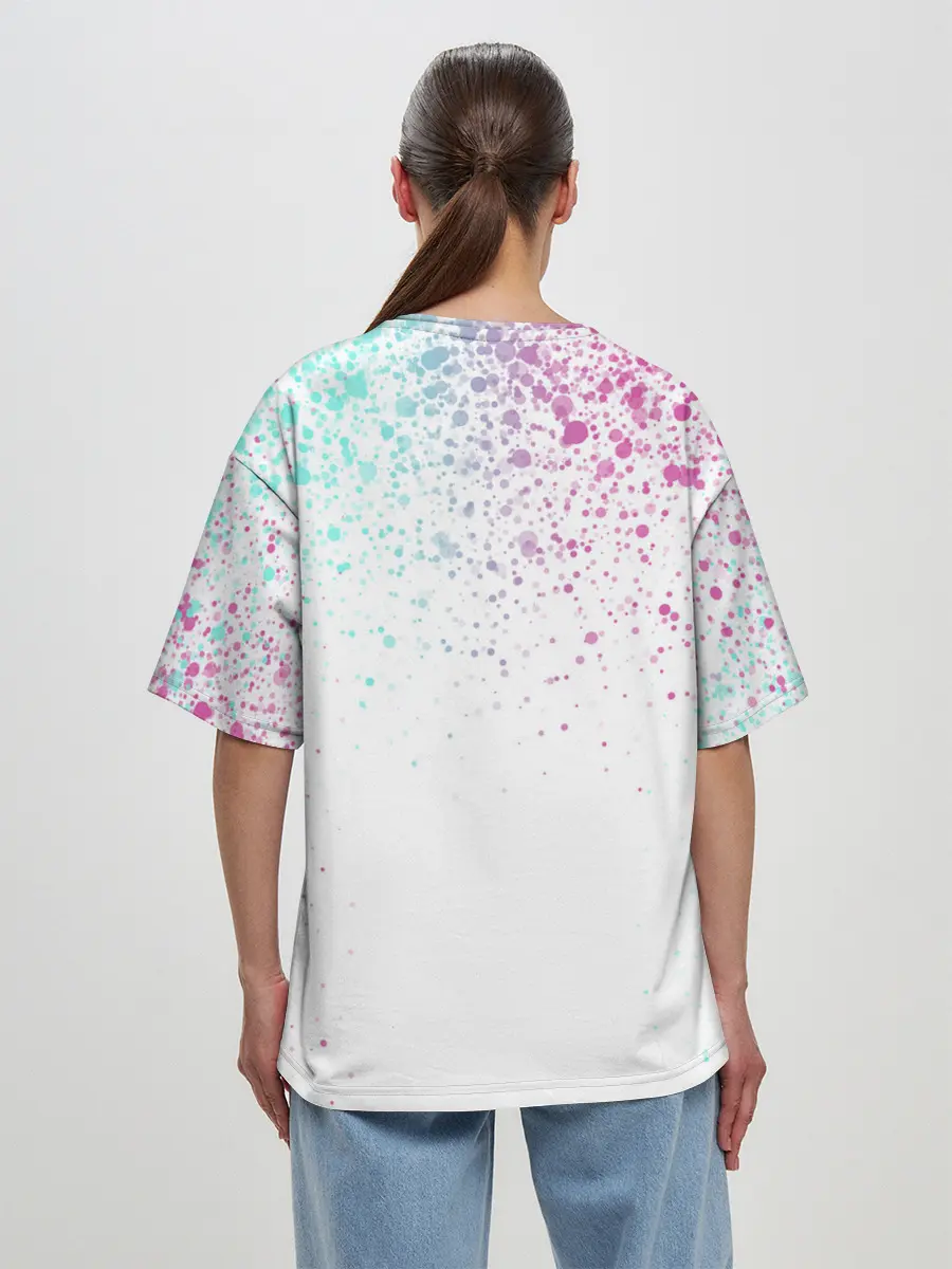 Женская футболка оверсайз / Рейген | Кагеяма | Моб 100