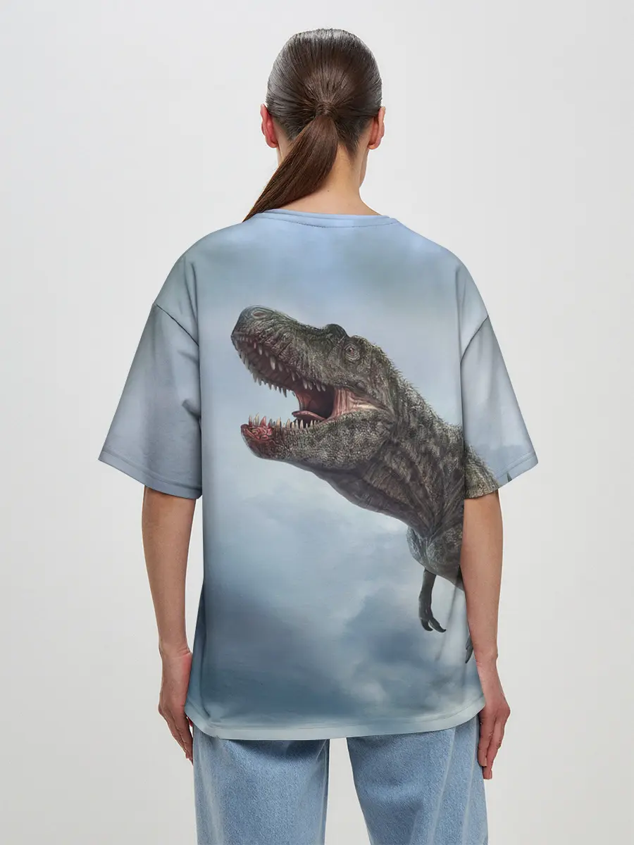 Женская футболка оверсайз / Jurassic World | Мир Юрского периода