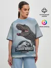 Женская футболка оверсайз / Jurassic World | Мир Юрского периода