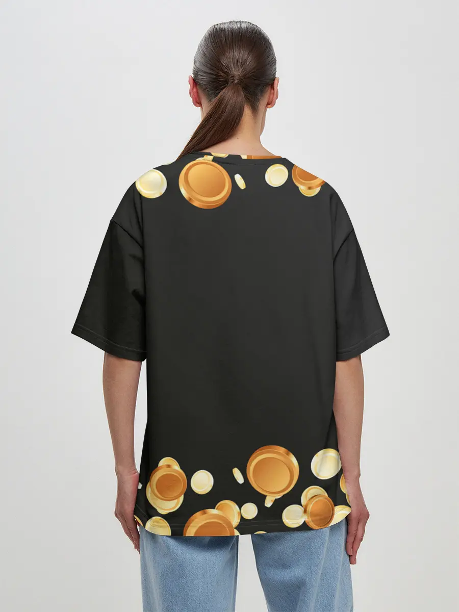 Женская футболка оверсайз / Криптовалюта | Crypto