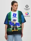 Женская футболка оверсайз / DRAGONBALL | ROBLOX | РОБЛОКС