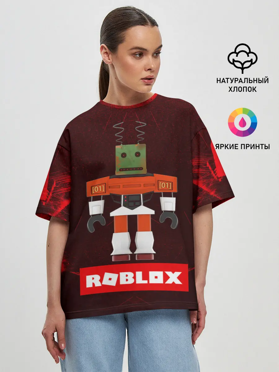 Женская футболка оверсайз / ROBLOX | РОБЛОКС
