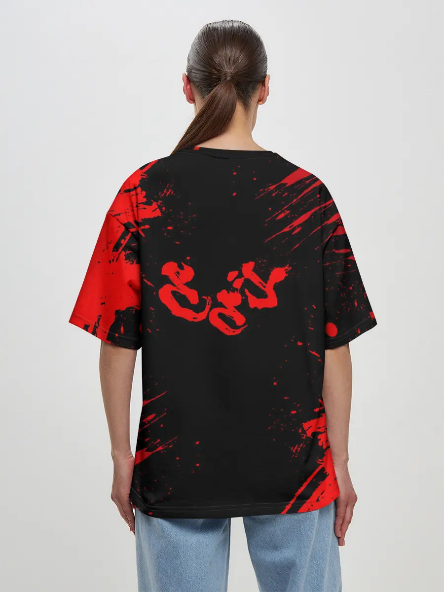 Женская футболка оверсайз / Хяккимару | Dororo | Дороро