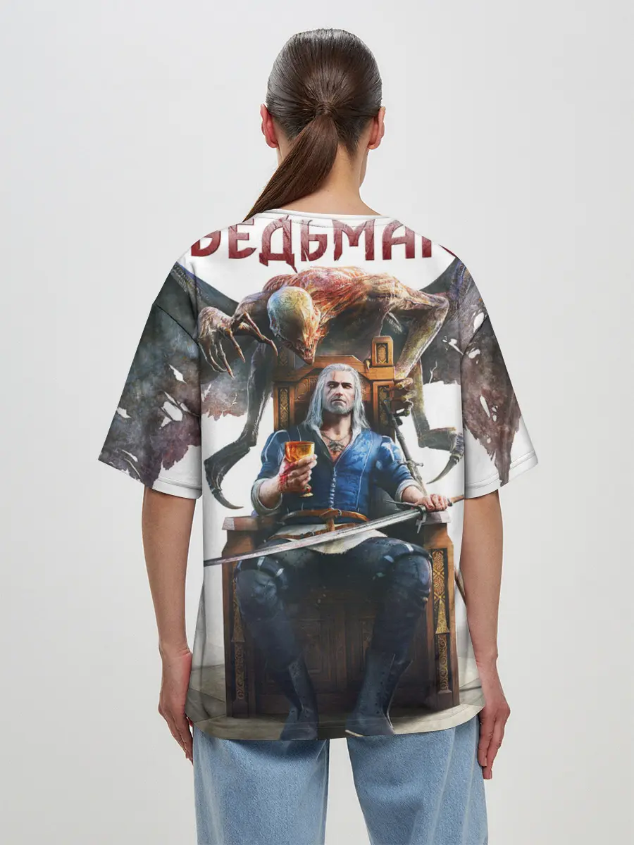 Женская футболка оверсайз / Geralt