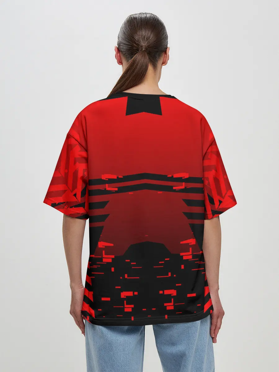 Женская футболка оверсайз / ROBO | ROBLOX | РОБЛОКС